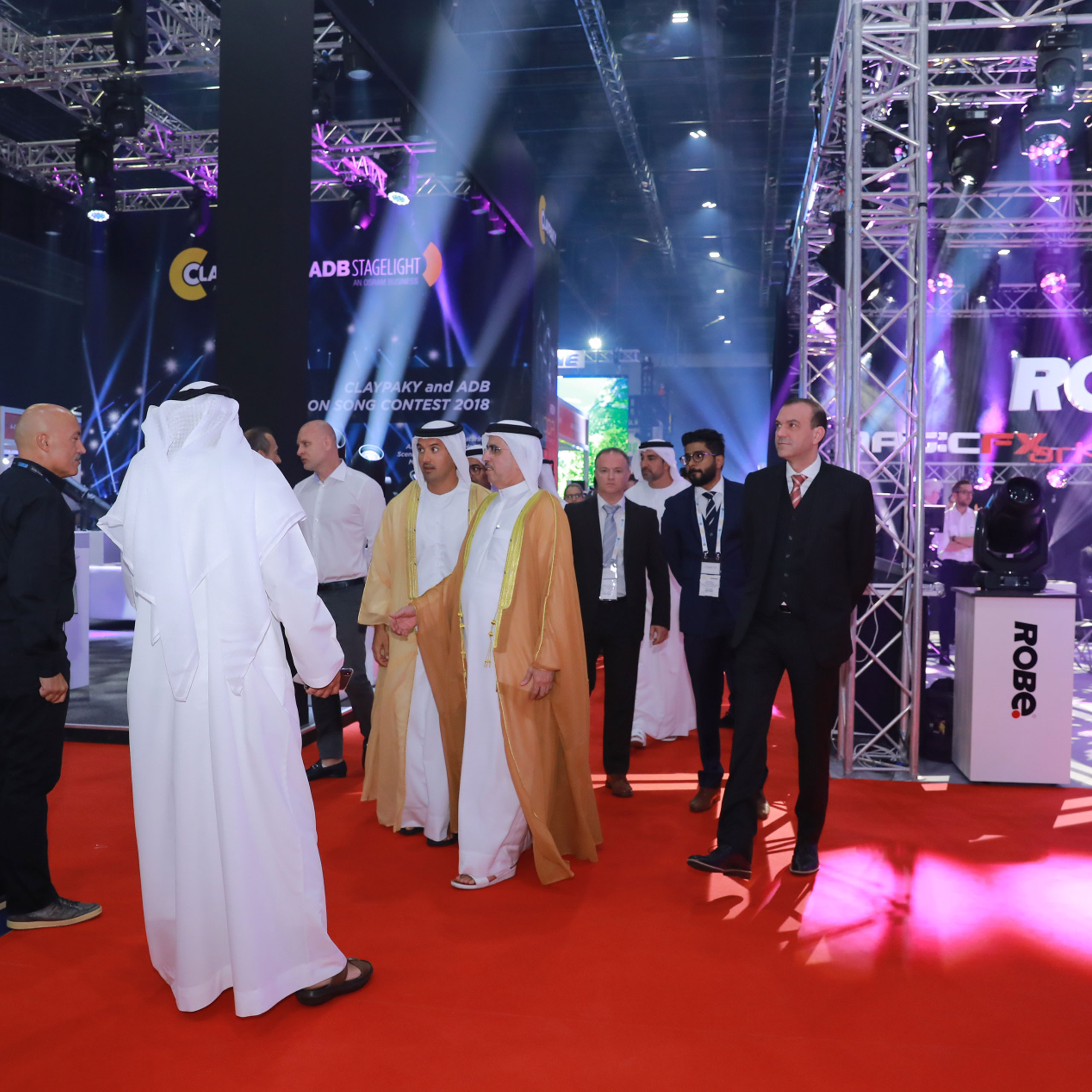 PLSME was opened by H.E. Saeed Mohammed Ahmed Al Tayer - Prolight + Sound Middle East